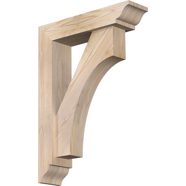 Ekena Millwork Westlake Traditional Smooth Bracket w/ Offset Brace, Douglas Fir, 5 1/2"W x 22"D x 30"H BKT0604X22X30WTL01SDF - main